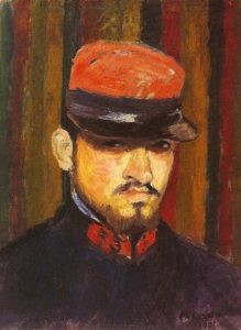 Autoportrait en soldat (1901)